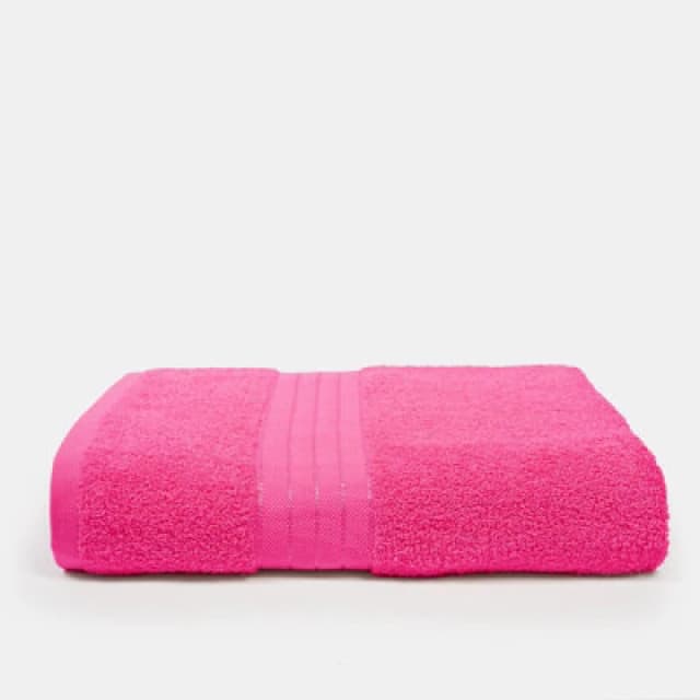 OHS OHS Luxury 100% Cotton Bath Sheet Bathroom Towel in Pink Pink Bath Sheet Unisex 5027434214266