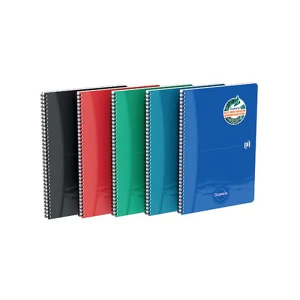 Oxford Oxford Oceanis Wirebound Notebook Ruled A4 Assorted (Pack of 5) 400178653 400178653