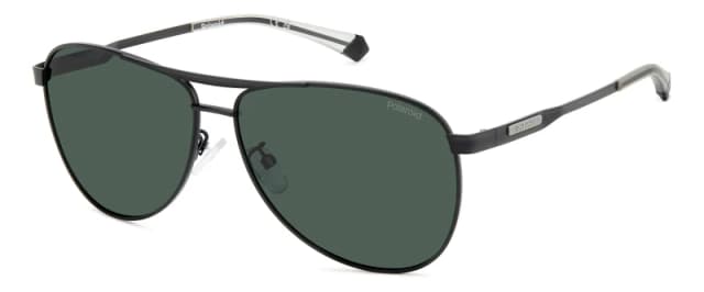 Polaroid Polaroid Men Aviator Matte Black Green Polarized PLD 2160/G/S/X Black One Size Male 197737026479