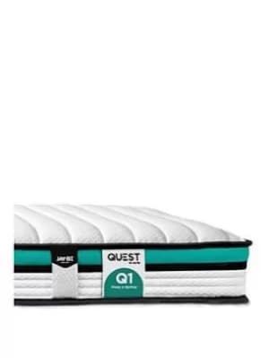 Jaybe QUEST Q1 Endless Comfort Eco Deep e-Spring Single Mattress, Green