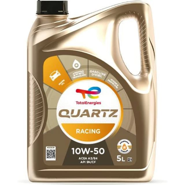 TotalEnergies 213699 Engine oil TOTAL QUARTZ RACING 10W-50 Capacity: 5l Engine Oil (1862)