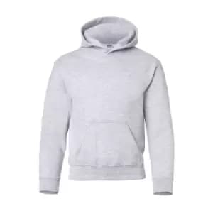Gildan Heavy Blend Childrens Unisex Hooded Sweatshirt Top / Hoodie (L) (Sport Grey)