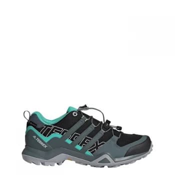 adidas Terrex Swift R2 GTX Shoes Womens - Core Black / Blue Oxide / Acid