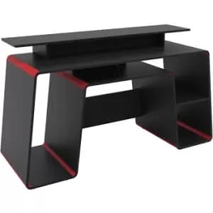 Onyx Gaming Computer Desk Black & Red