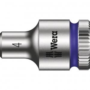Wera 8790 HMA Zyklop 1/4" Drive Hexagon Socket Metric 1/4" 4mm