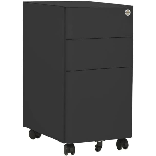 VIDAXL Mobile File Cabinet Anthracite 30x45x59cm Steel Vidaxl 8720286564165