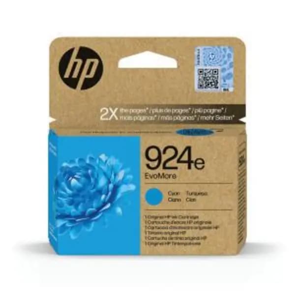 HP 924E EvoMore Ink Cartridge High Yield Cyan 4K0U7NE HP4K0U7NE HP4K0U7NE