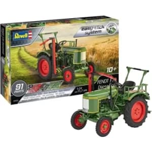 Revell 3D Puzzle Revell 07822 Fendt F20 Dieselross Tractor (easy-click) Model Kit 1:24 Scale