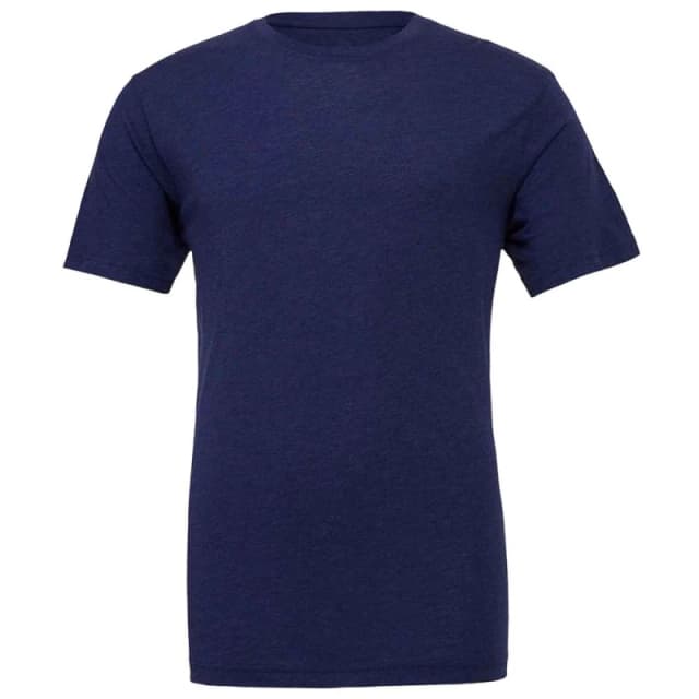 Bella + Canvas Mens Tri-Blend T-Shirt in Dark Navy Size: XS Dark Navy Male XS