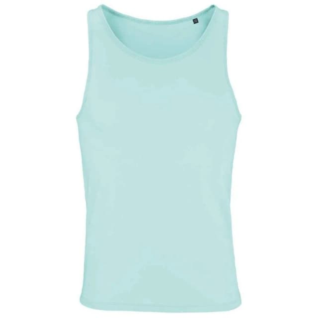 SOL'S Mens Crusader Cotton Tank Top in Aqua Size: XS Aqua Male XS
