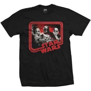 Star Wars - Episode VIII Phasma Retro Unisex Large T-Shirt - Black