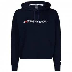Tommy Sport Crop Hoodie - Desert Sky