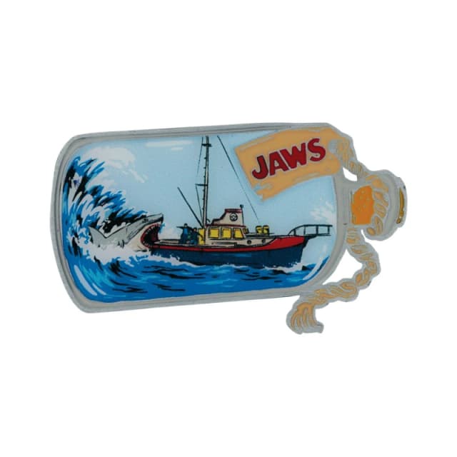 Jaws 50th Anniversary Limited Edition Ship in Bottle Pin Badge Multicolor Unisex