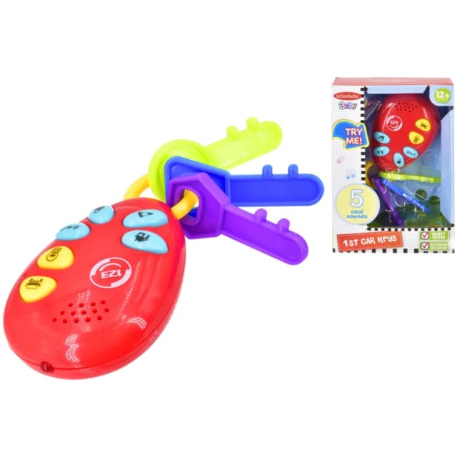 Infunbebe My First Car Keys Red