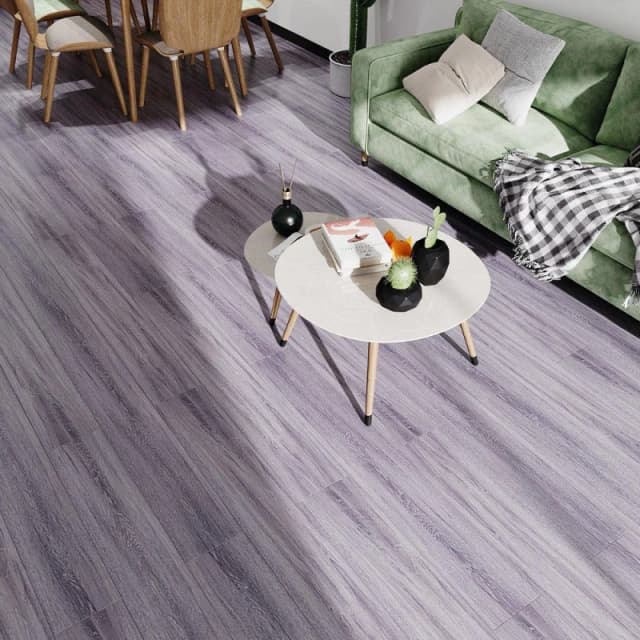 LIFE IDEAS Wood Grain SPC Vinyl Flooring Grey unisex One size