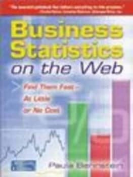 Business Statistics on the Web by Paula Berinstein Paperback