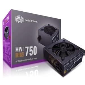 Cooler Master MWE Bronze V2 750W 120mm HDB Fan 80 PLUS Bronze PSU UK Plug