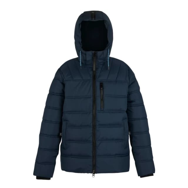 Regatta Regatta Men Leeshaw Insulating Hooded Baffled Jacket in Navy Size: Medium Navy M Male 5063516098652