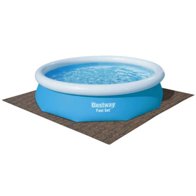Bestway 20" Pool Floor Protector, Above Ground Swimming Pool Accessories, Brown