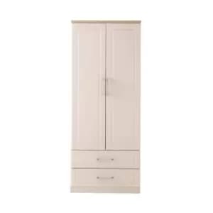 Trent Ready Assembled 2 Door 2 Drawer Wardrobe Kaschmir Ash And Oak