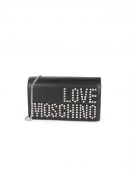 love moschino accessori Shoulder straps & Messenger Women Black Eco Pelle