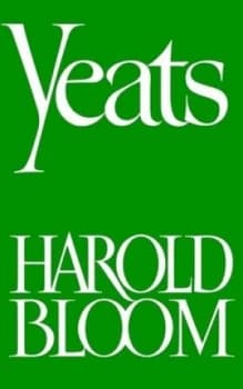 Yeats by Harold Bloom Paperback