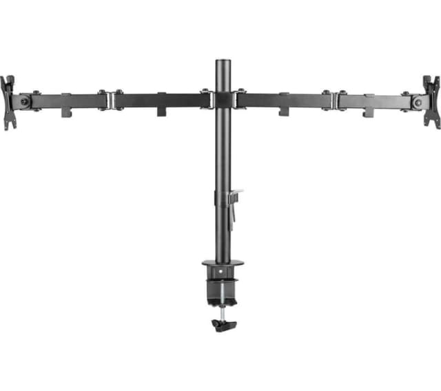 TTAP TTD101-M2 Dual Tilt & Swivel Monitor Mount - Black 5060526640918