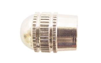 Car Dust Caps - Chrome Metal - Pack Of 4 PWN558 WOT-NOTS