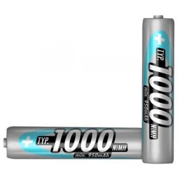 Ansmann 5030882 AAA - Pack of 4 1000mAh Photo NiMH AAA batteries