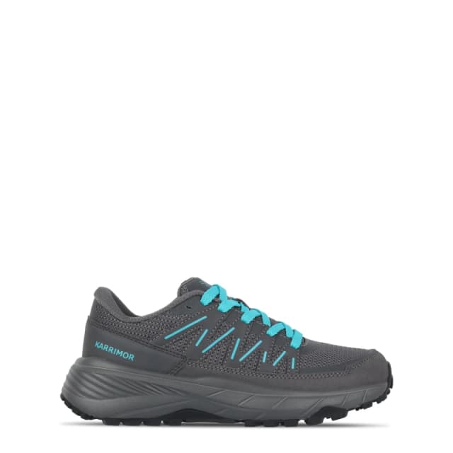 Karrimor Caracal Trail Trainers Ladies Charcoal/Blue female 4 (37)