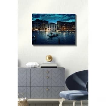 Kanvas Tablo (50 x 70) - 182 Multicolor Decorative Canvas Painting