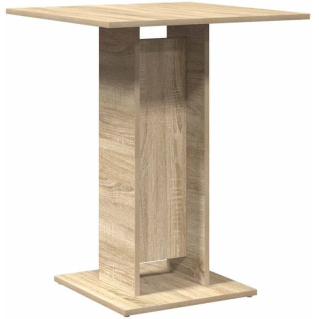 VIDAXL Bistro Table Sonoma Oak 60x60x75cm Engineered Wood Vidaxl 802105