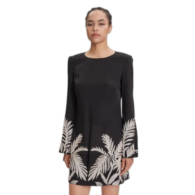 Guess Womens tight dress Guess Angele Placed Noir Female L