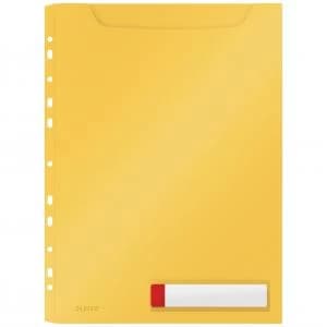 Leitz Cosy Privacy High Capacity Pocket File A4 - Warm Yellow - Outer