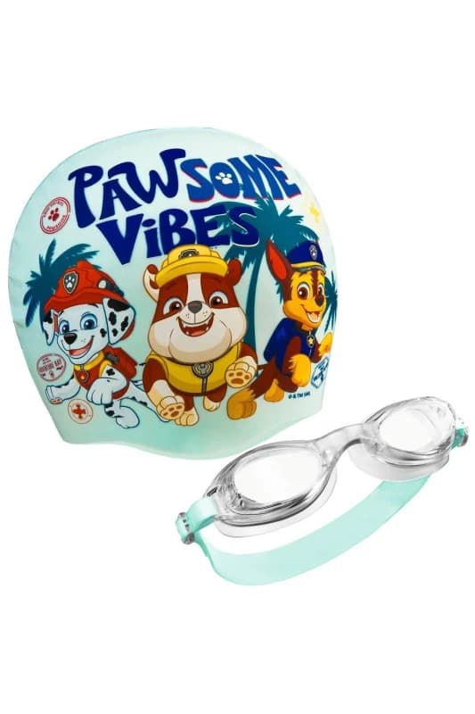 Paw Patrol Swimming Cap and Goggles Multi