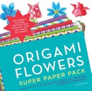 origami flowers super paper pack folding instructions and paper for hundred