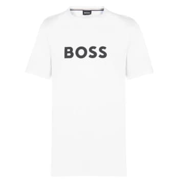 Boss RN Logo T Shirt - White