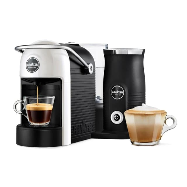 Lavazza Jolie and Milk Coffee Machine - White White M