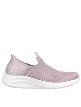 Skechers Ultra Flex 3.0-smooth Step Slip On - Mauve, Purple, Size 3, Women