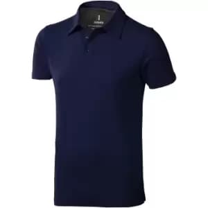 Elevate Mens Markham Short Sleeve Polo (XS) (Navy)
