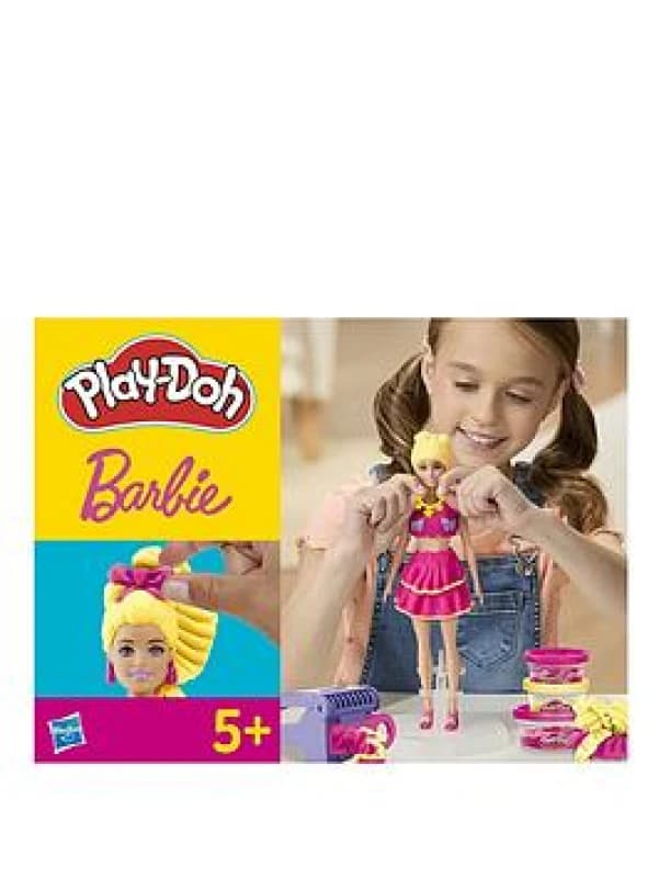 Play-Doh Barbie Ruffles and Bows Doll Set PD Barbie Ruffles