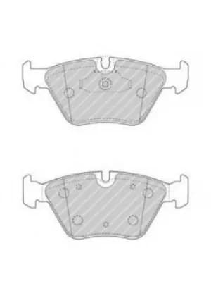 Ferodo FDB4753 Brake Pad Set Front Axle Premier Car