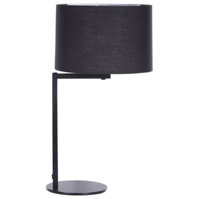 Beliani Table Lamp Baldwin Metal Black