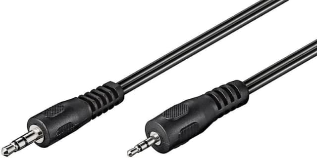 Microconnect AUD3525LL2 audio cable 2m 3.5mm 2.5mm Black