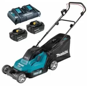 Makita DLM432PG2 430mm Cordless Lawnmower