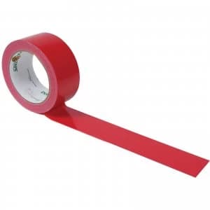 Shure Multi Coloured Duck Tape FireEngineRed
