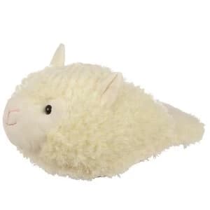 Plush Cream Alpaca Foot Warmer