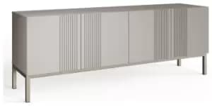 Frank Olsen Iona 4 Door TV Unit - Grey
