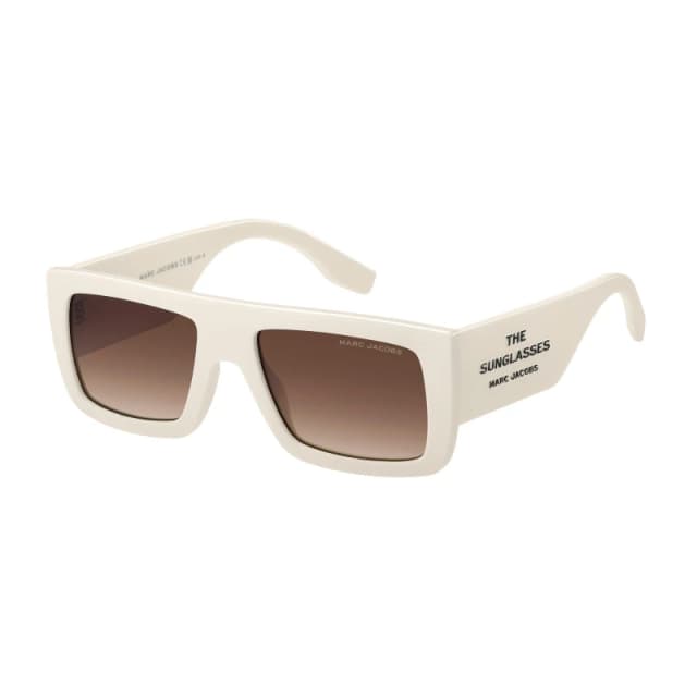 Marc Jacobs Rec Flat Top Round Sunglasses Ivory unisex 53 cm