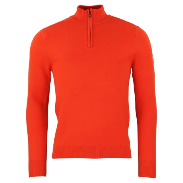 Half-zip roll neck jumper Peak Mountain Charlito Orange Male 2XL